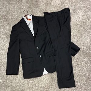 TALLIA Kids Black Dress Suit Jacket and Pants Set